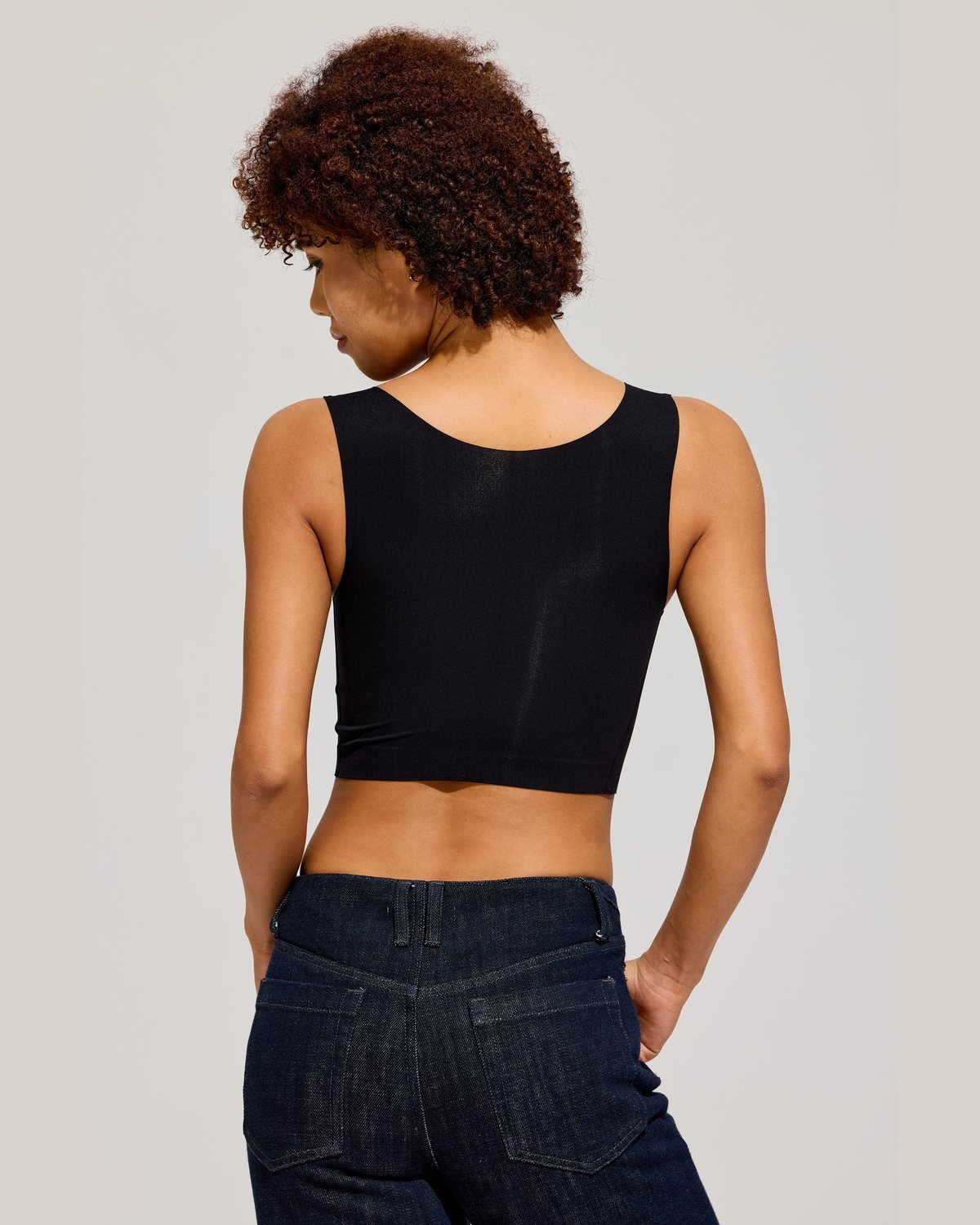 Sport Crop Binder Tank Back