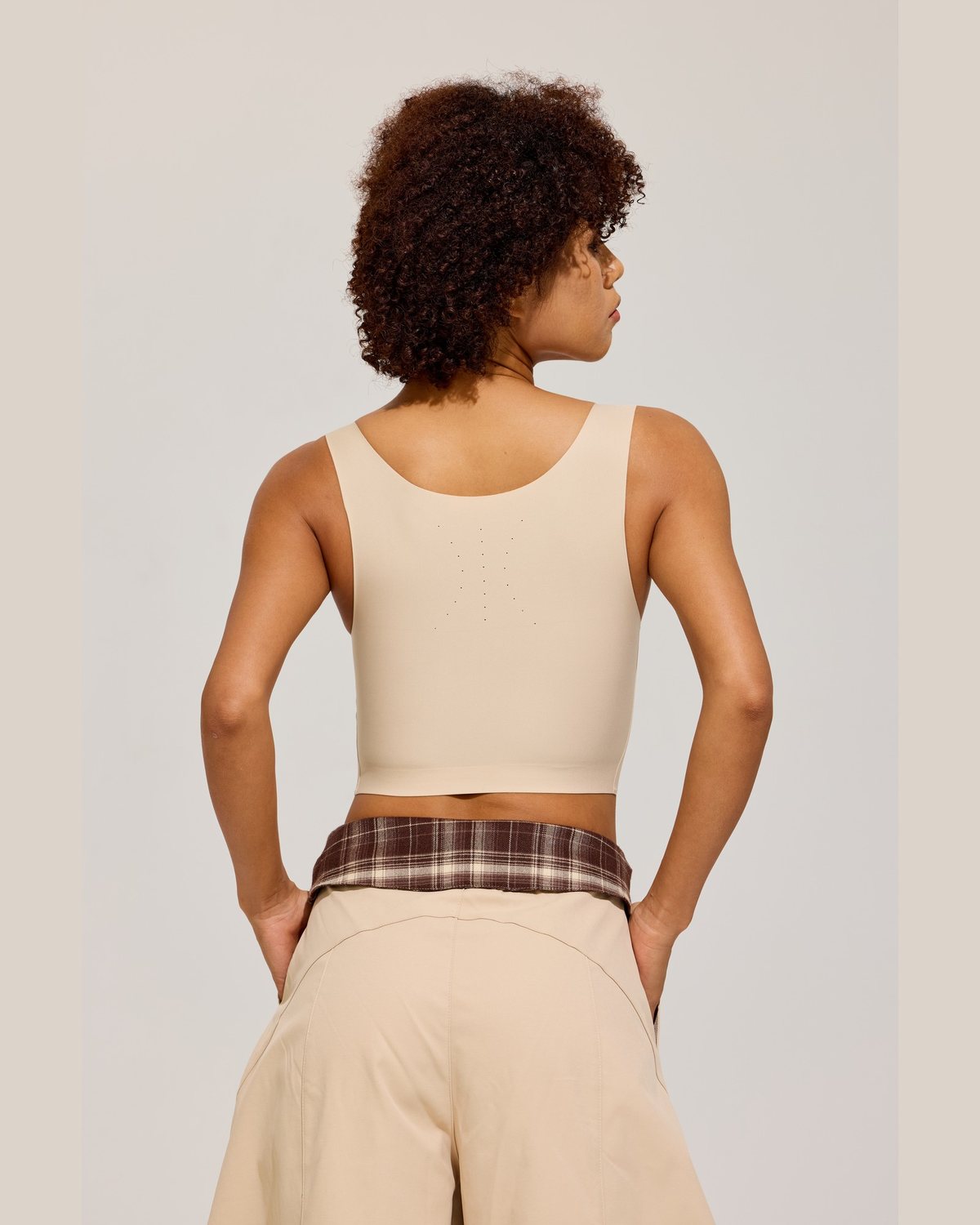 Wide Strap Crop Binder Tank Back